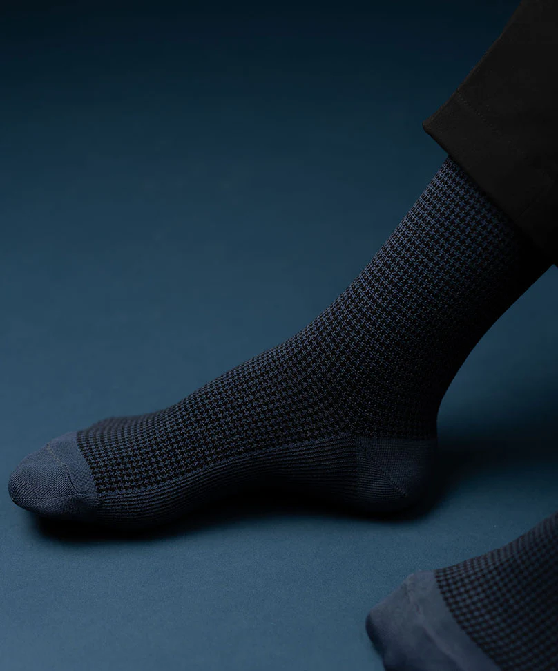 Airforce Blue Houndstooth - Image 7
