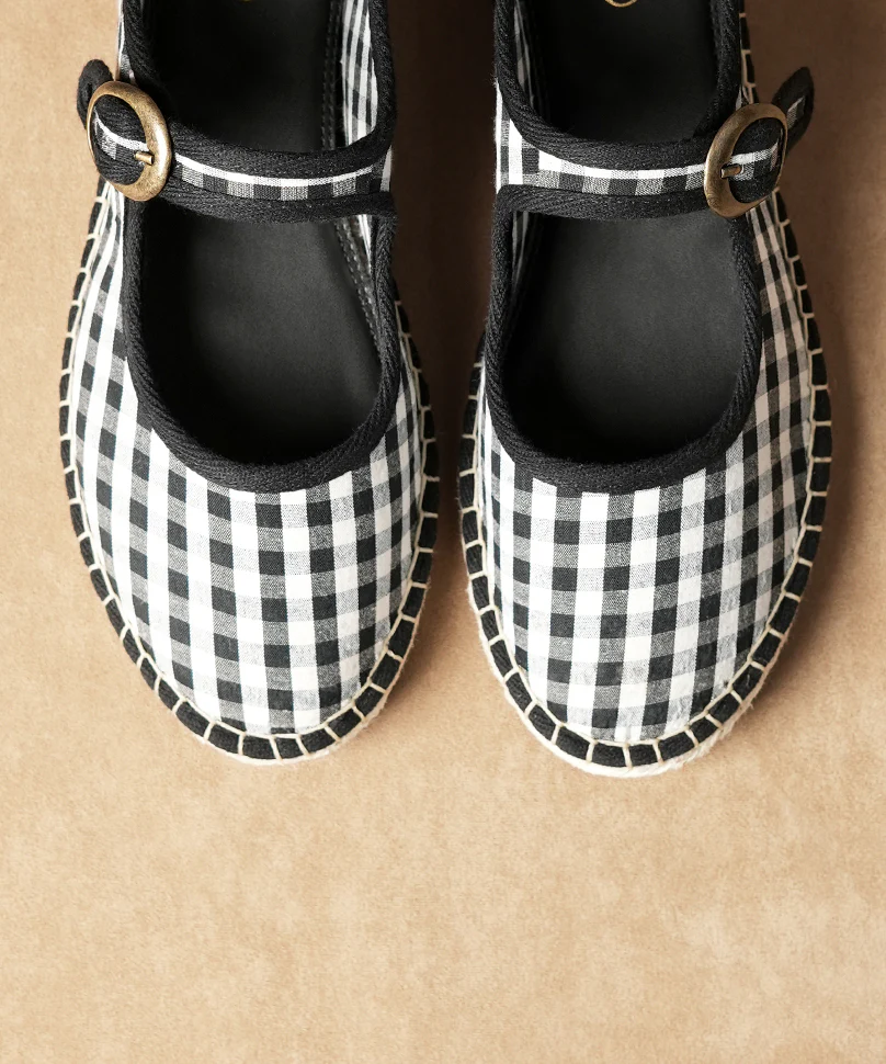 Aragon Gingham Black - Image 4