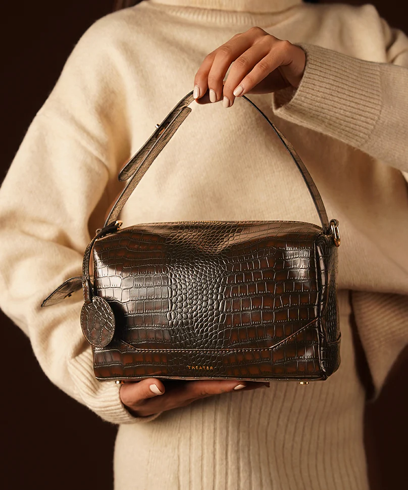 Bonbon Croco - Brown - Image 2