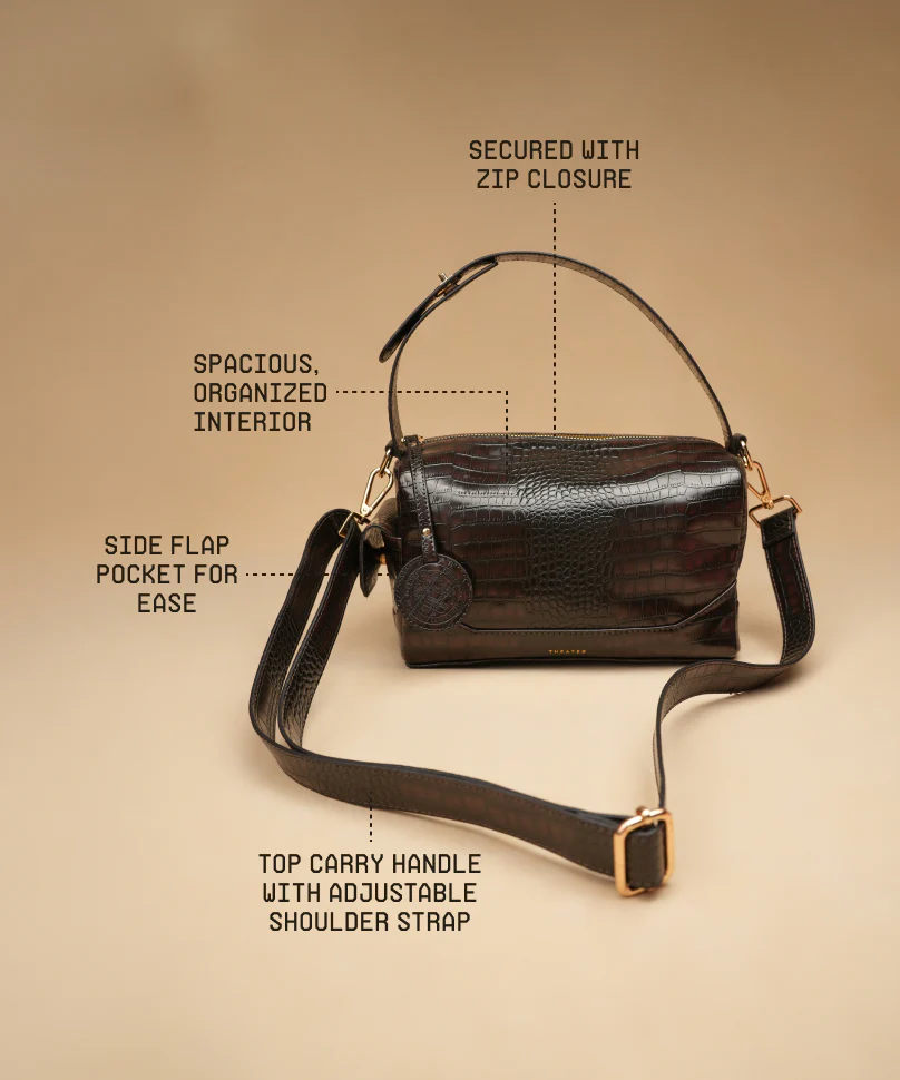 Bonbon Croco - Brown - Image 4