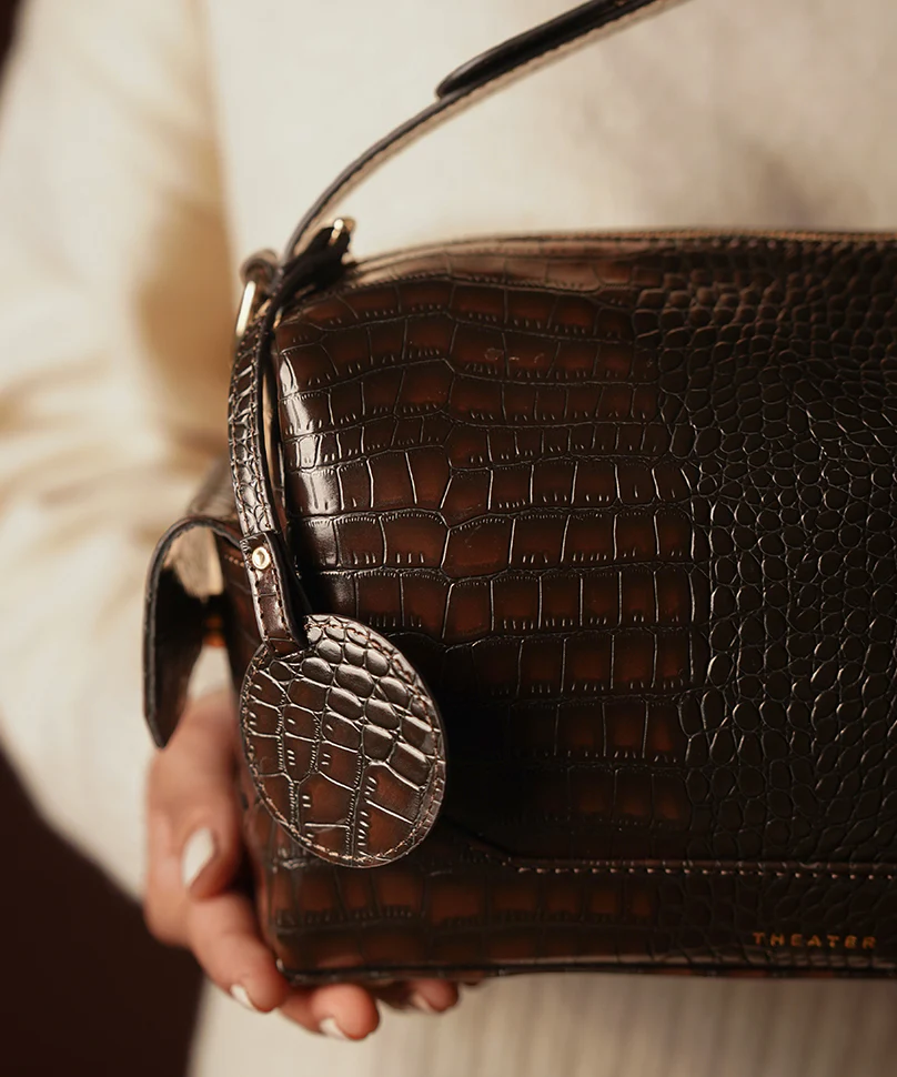 Bonbon Croco - Brown - Image 5