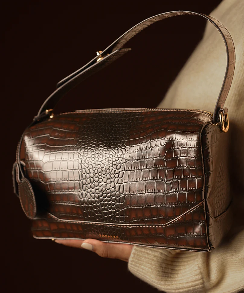 Bonbon Croco - Brown - Image 7