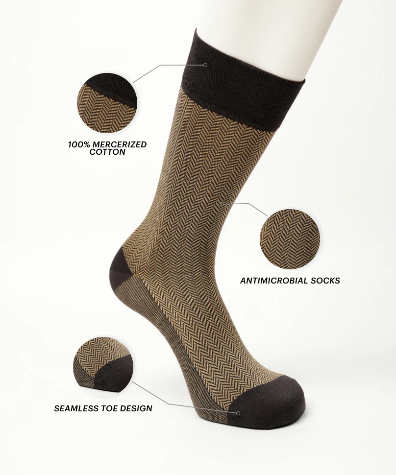 Brown Herringbone - Image 2