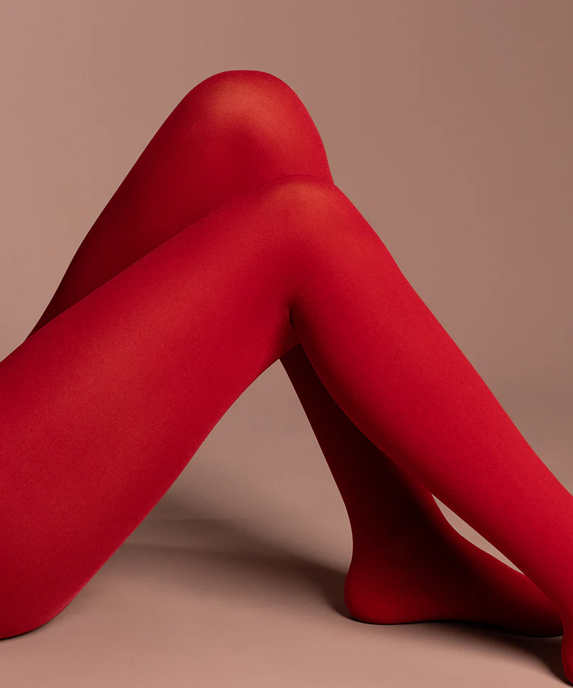 Claret Opaque Stockings - Image 4