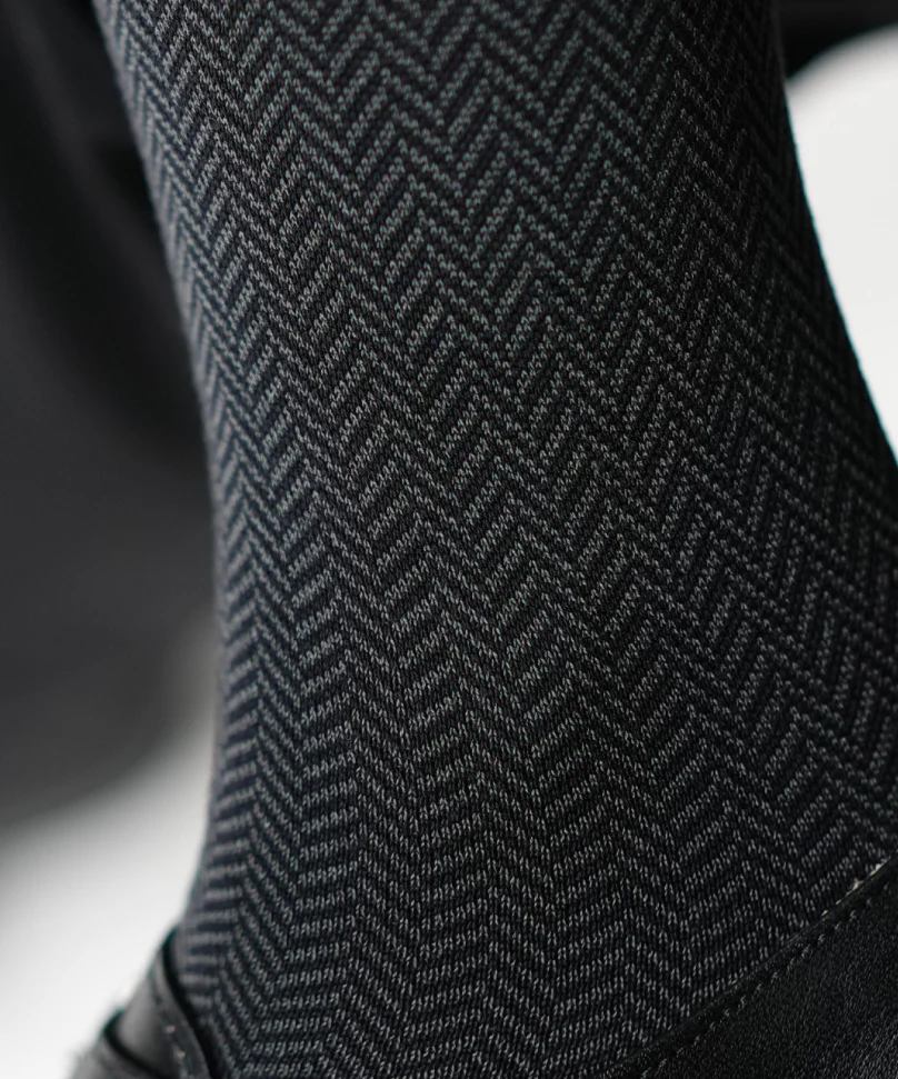 Dark Grey Herringbone - Image 2
