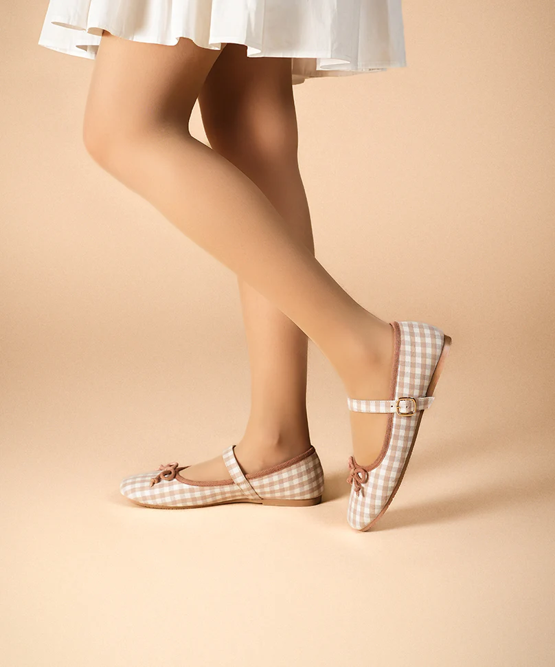 Dorothy Check Beige - Image 2