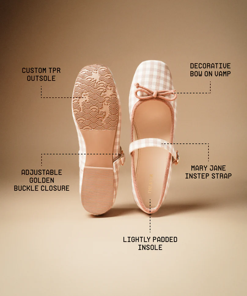 Dorothy Check Beige - Image 4