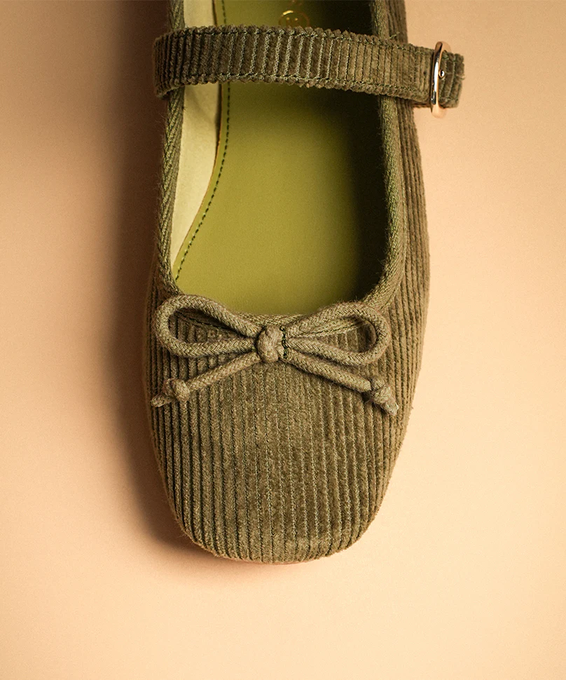 Dorothy Corduroy Olive - Image 3
