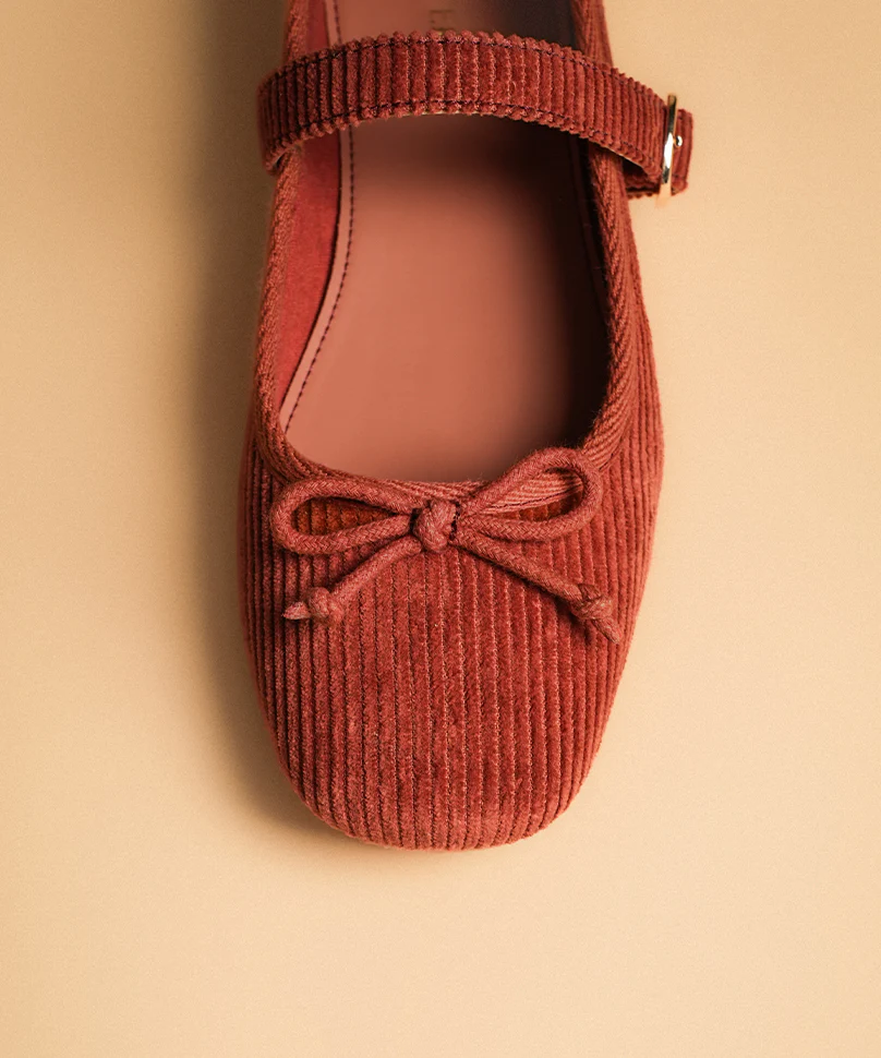 Dorothy Corduroy Rust - Image 3