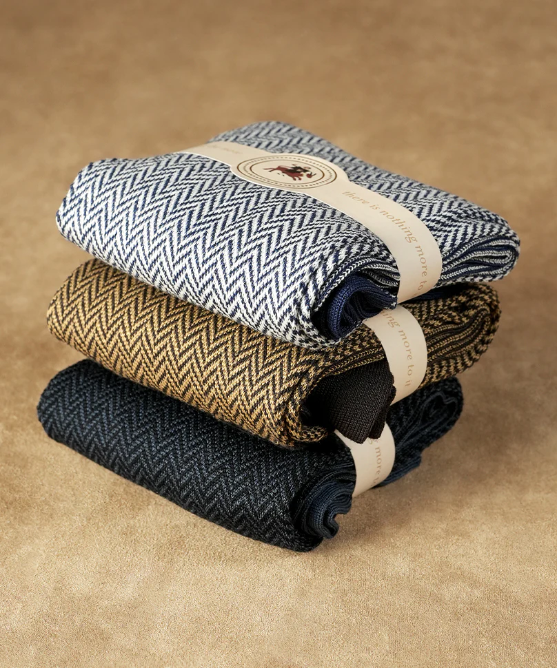 Herringbone box of 3 Ocho - Image 4