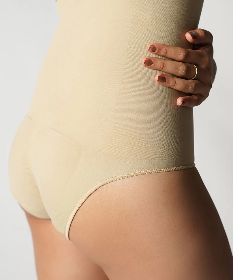 High Waisted briefs - Nude - Image 4