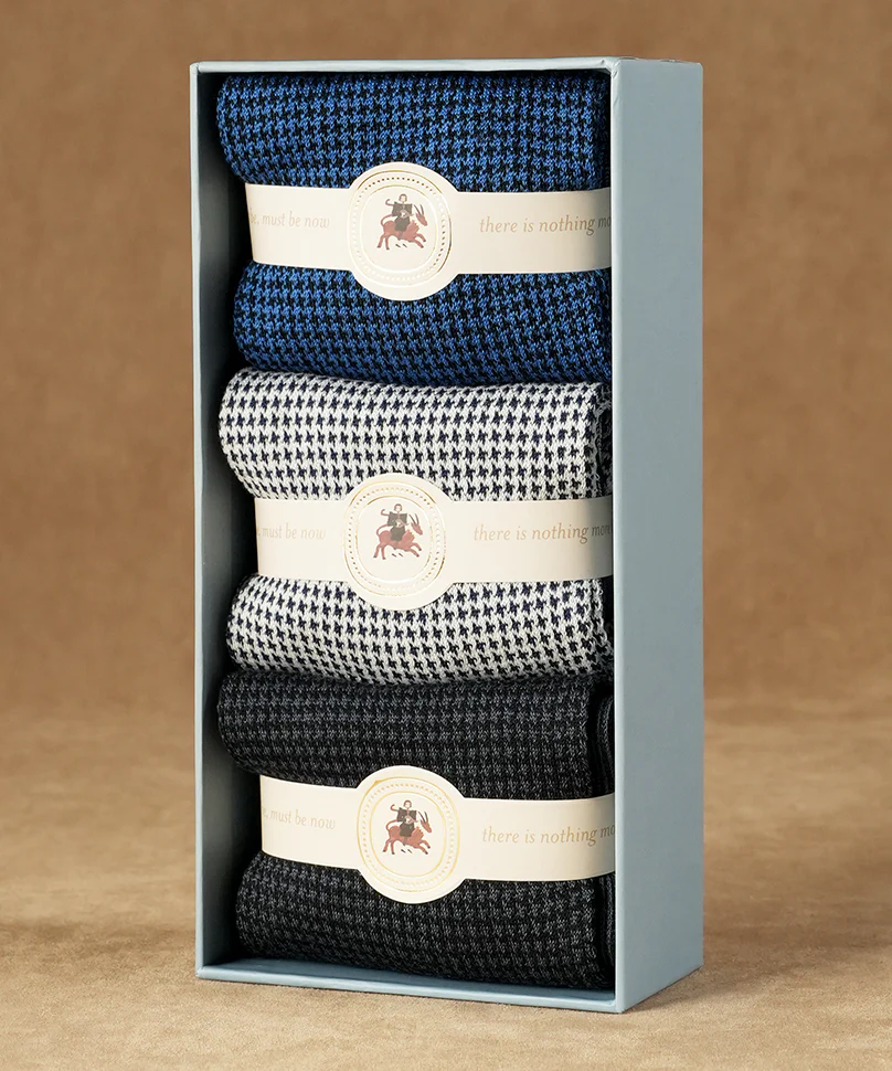 Houndstooth Box of 3- Dos - Image 3