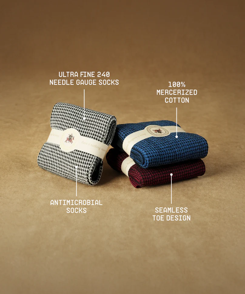 Houndstooth box of 3 Ocho - Image 2