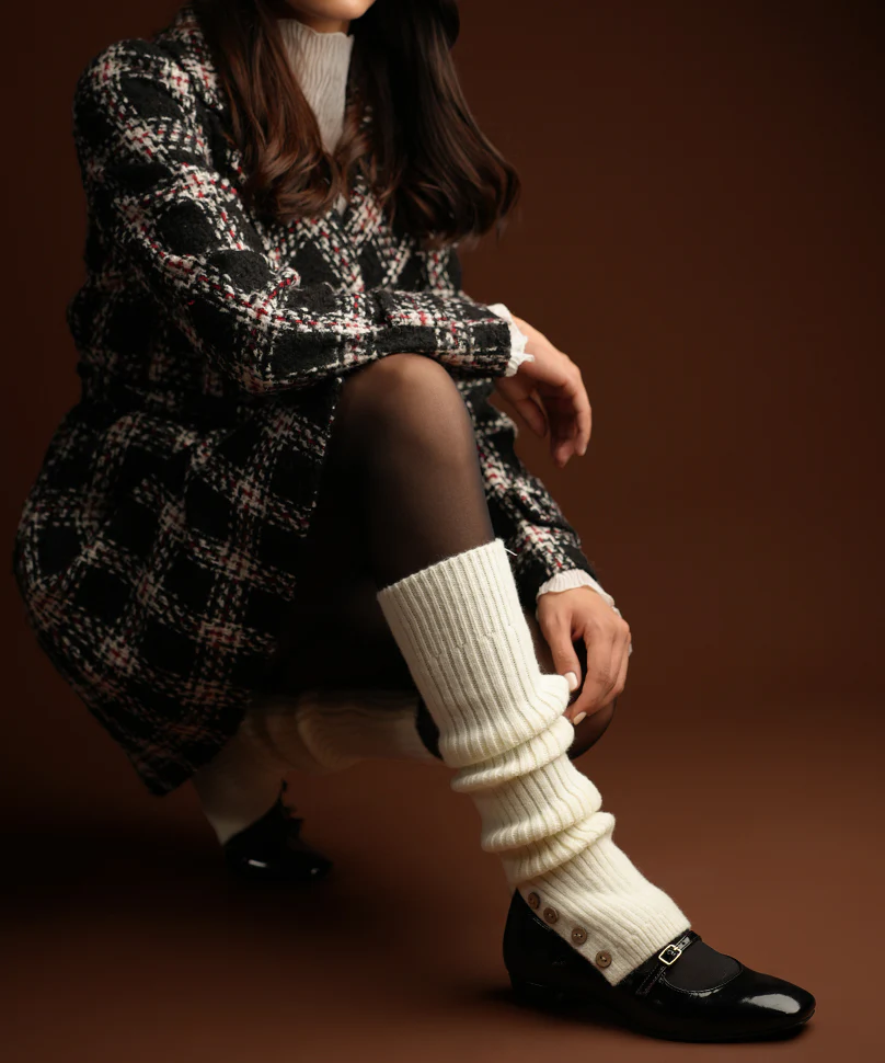 Leg Warmer - Cream - Image 4