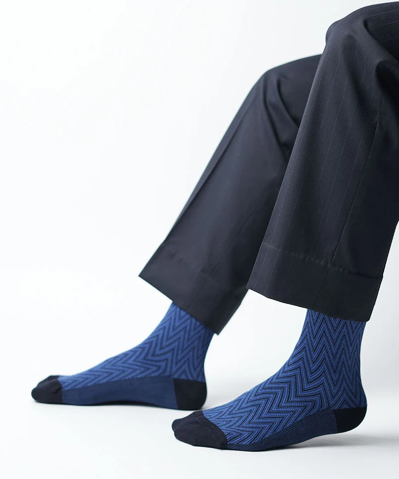Royal Blue Chevron