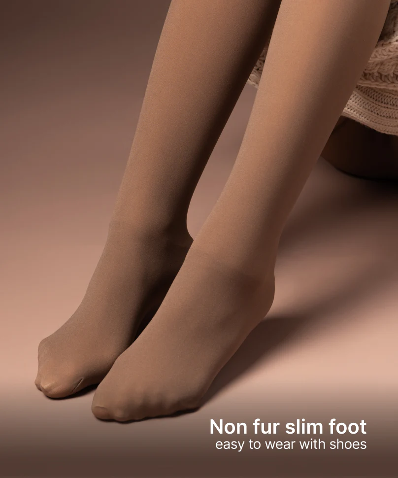 Sheer Fur Stockings Nude - Image 4